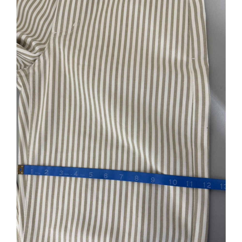 Citizens of Humanity Horseshoe Stripe Barrel Jeans Womens 27 Khaki Wide Leg READ - Picture 16 of 16